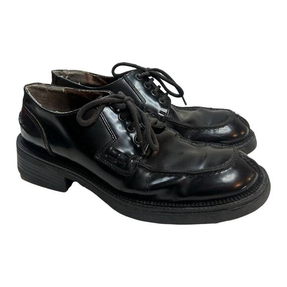 Y2k loafers chunky black sz 8.5 us W by unlisted - Picture 2 of 7